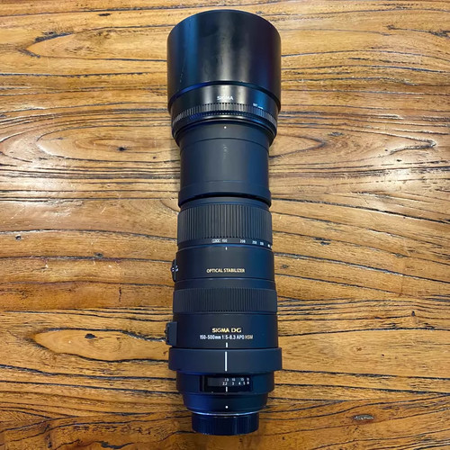Sigma 150 500mm 3 - 150-500mm, f/5-6.3