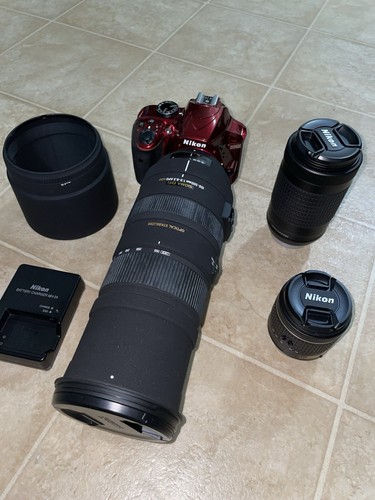 Nikon d3400 dslr camera - dslr, bundle