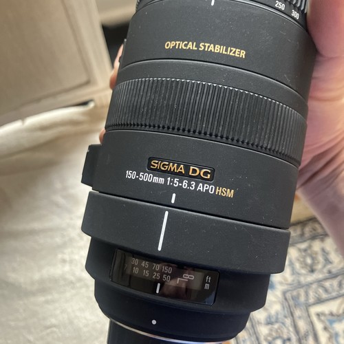 Sigma 150 500mm - 150-500mm, f/5-6.3
