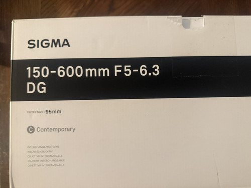 Sigma 150 600mm 3 dg - 150-600mm,